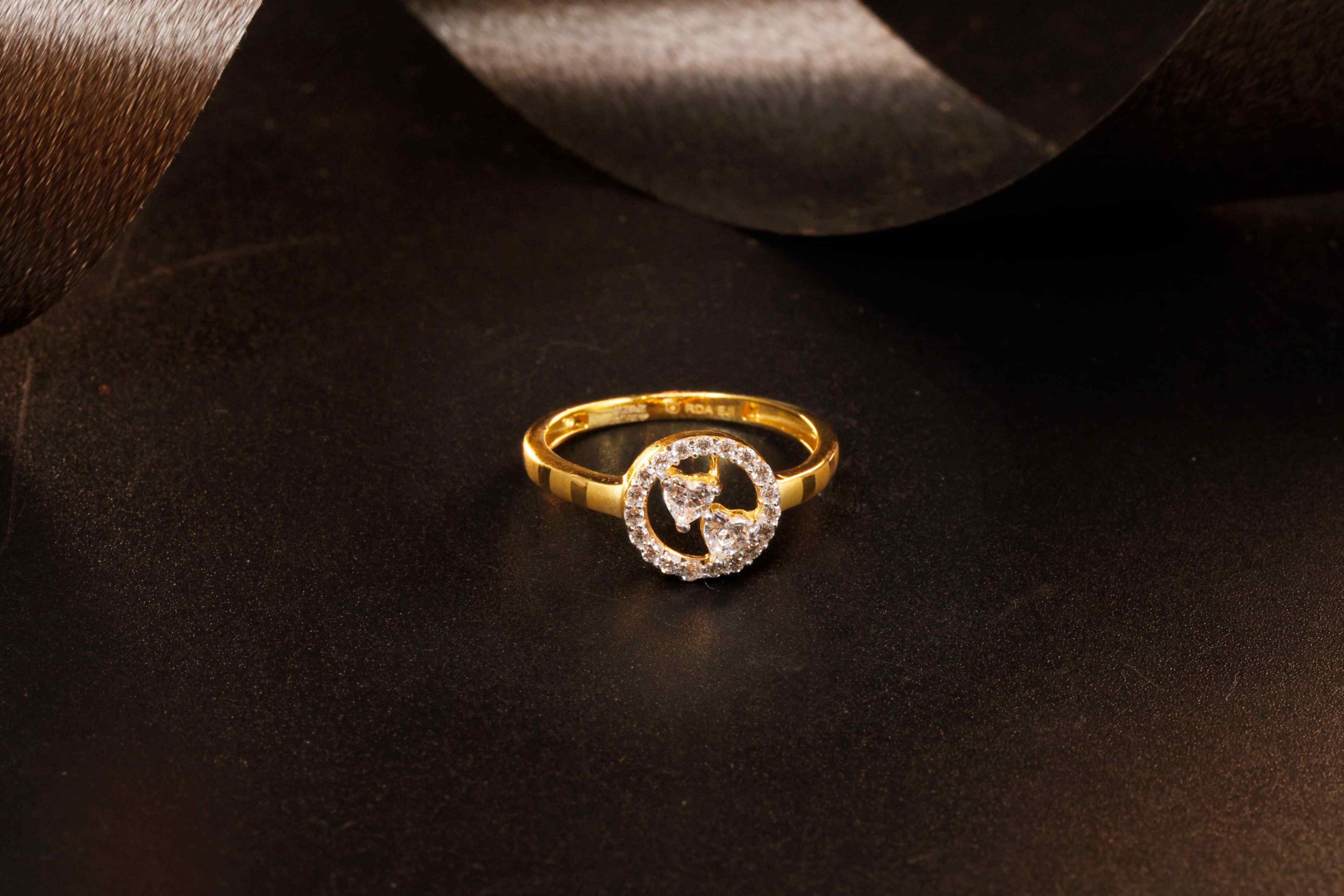 Faith | 18K Yellow Gold trilogy style engagement ring | Taylor & Hart
