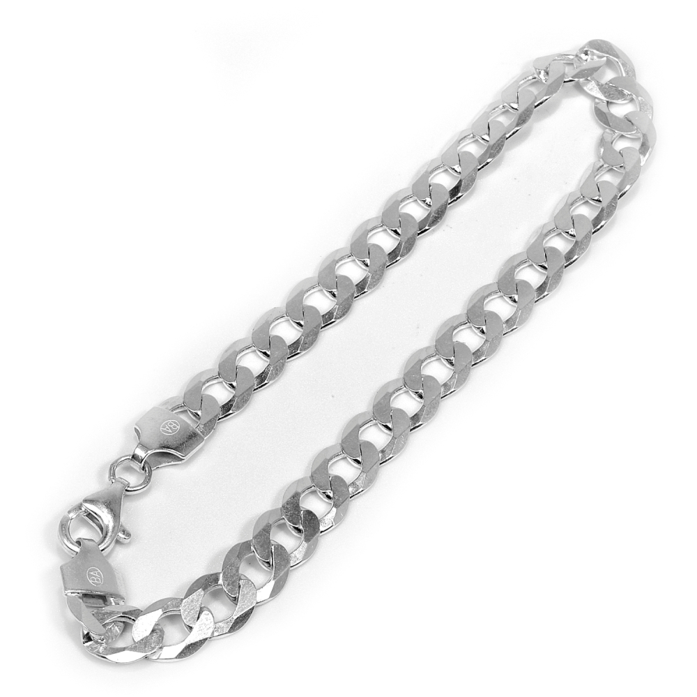S925 Sterling Silver Bracelet For Men Sutra Thai Silver Byzantine Link  Lucky | eBay