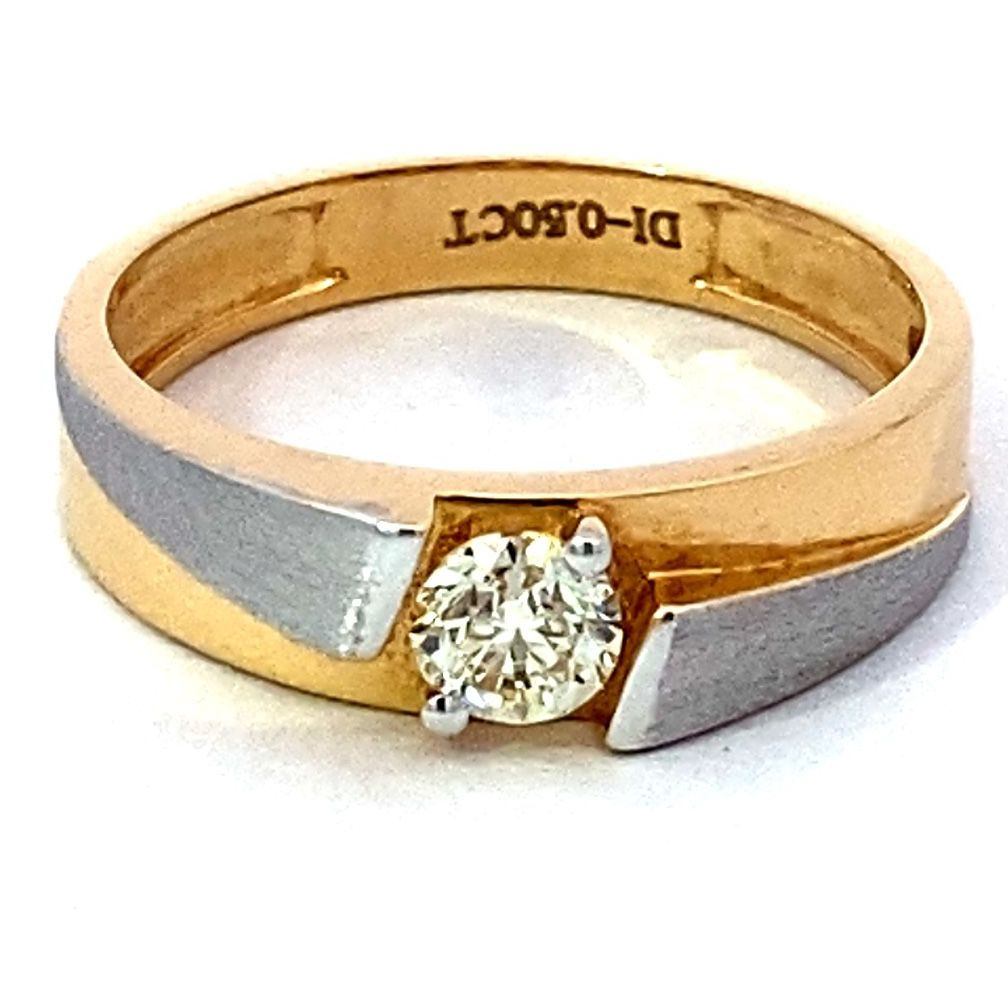 10K Two Tone Gold 1/2 ctw Diamond Set Ring | Shin Brothers Jewelers Inc.