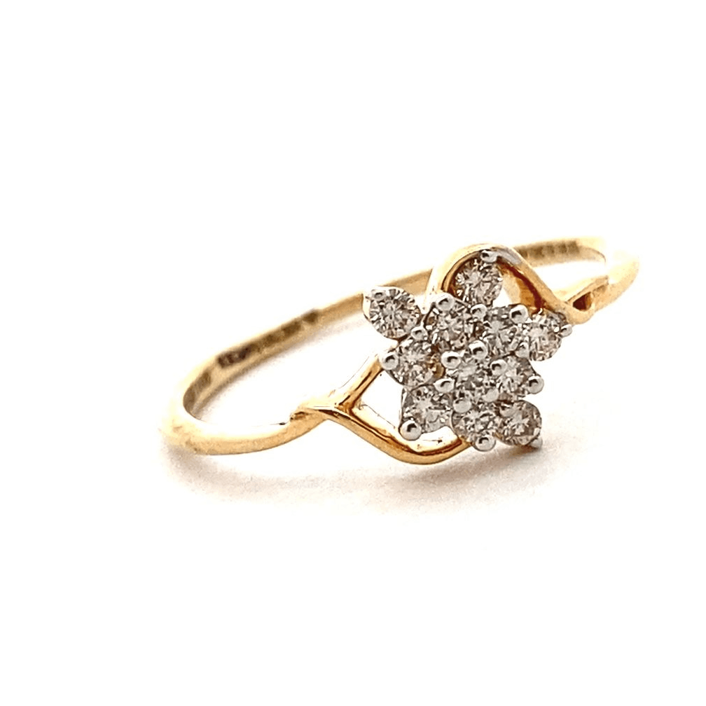 Yaana White Gold Diamond Ring | Diamond Jewellery | Dishis Jewels