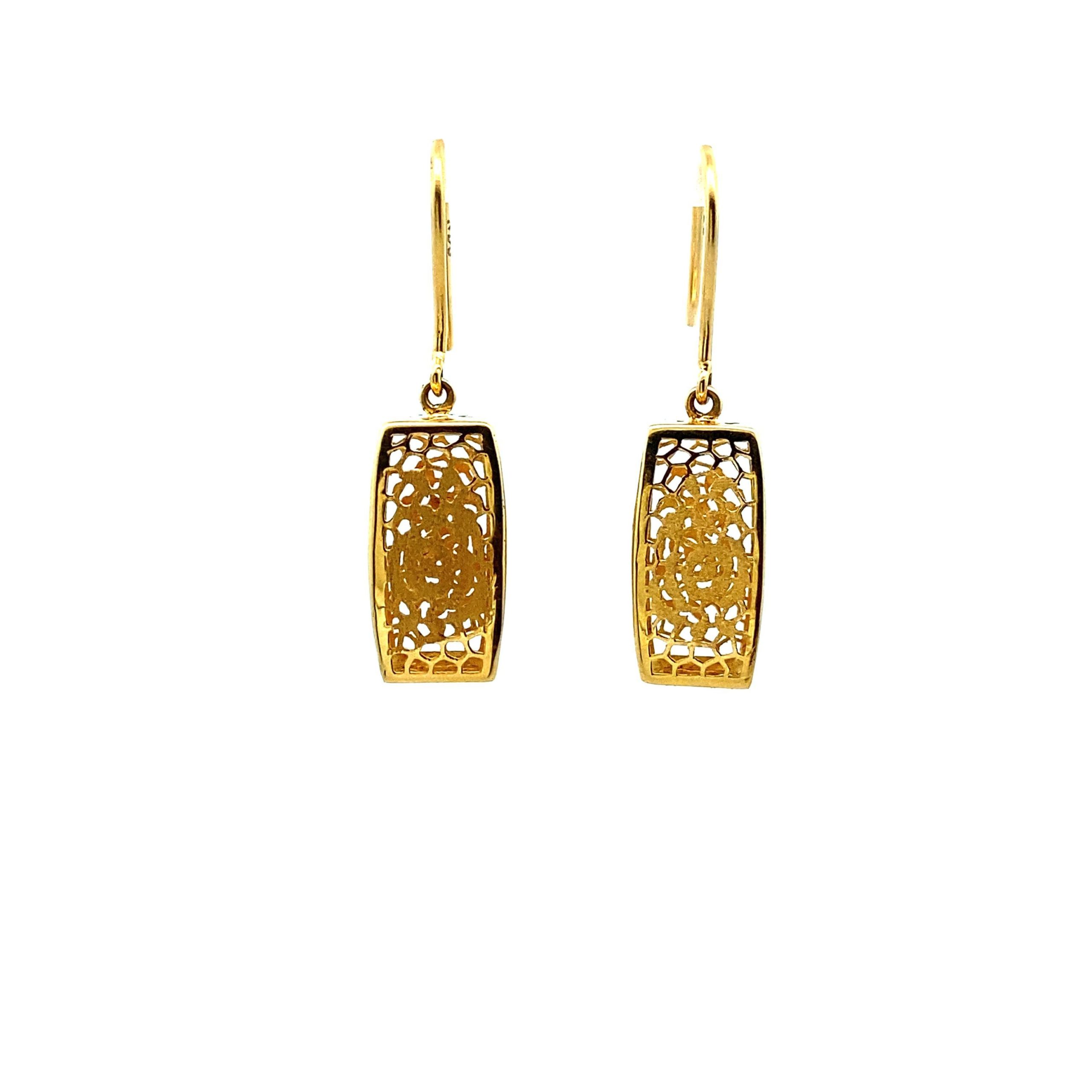 Trendy Hangings One Gram Gold Earring Design Daily Wear ER2430